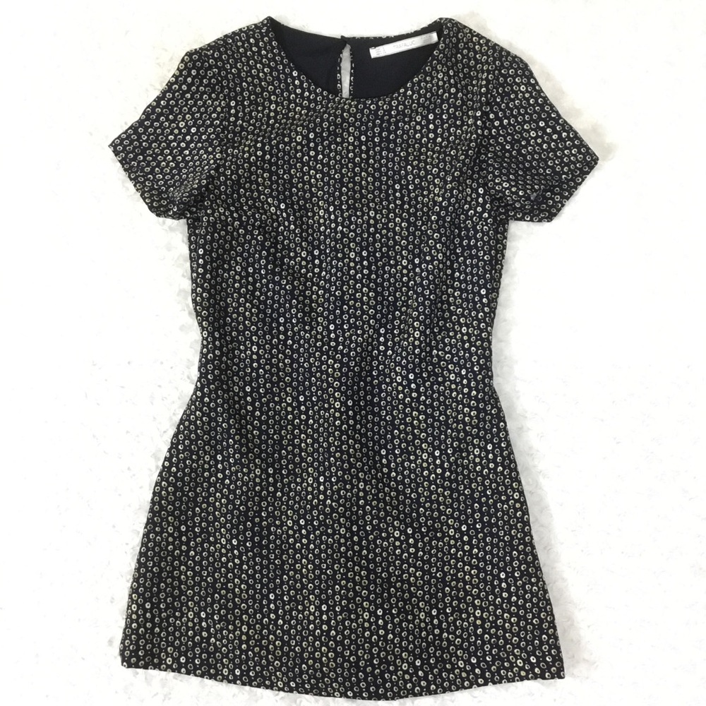 ❗️SOLD❗️Zara TRF Geo Printed SS Jumpsuit Dress With Pocket - Picture 2 of 8